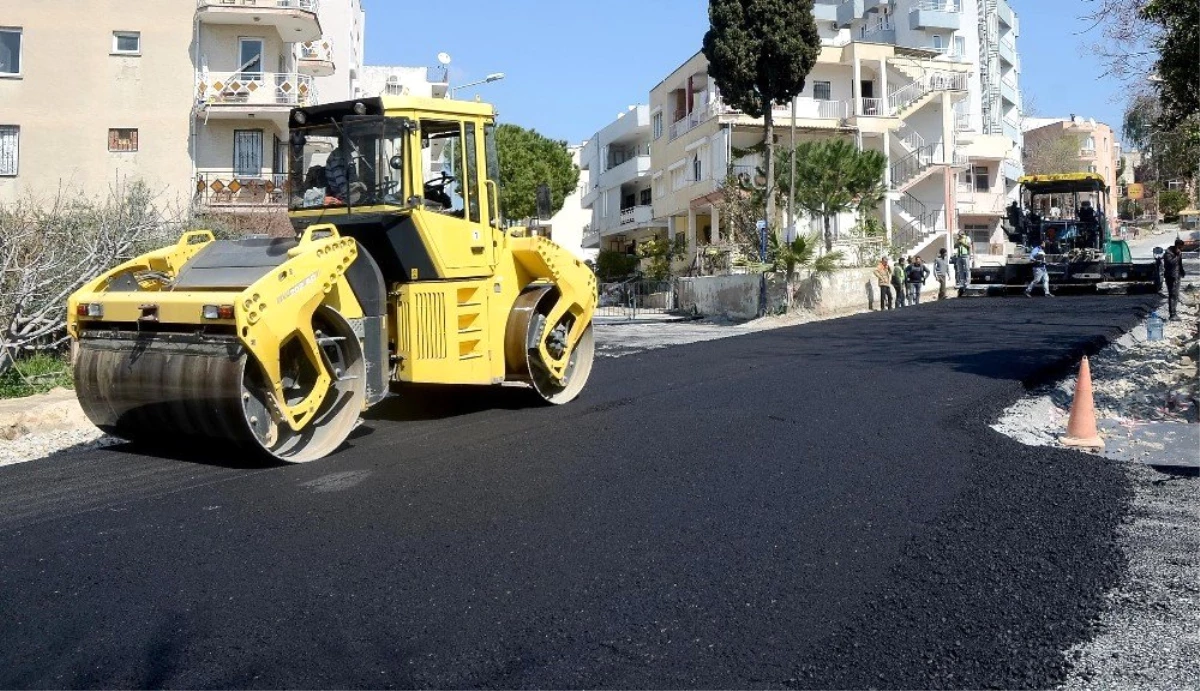 Kuşadası Belediyesi\'nden asfaltlama seferberliği