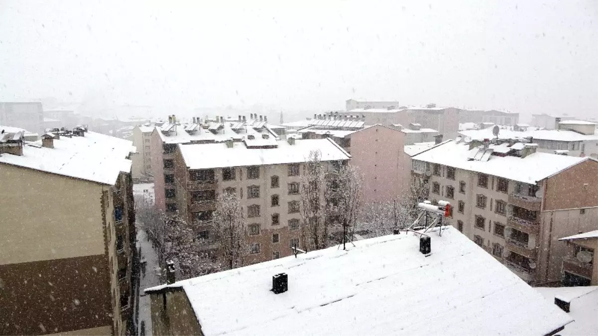 Mart ayında lapa lapa kar yağışı