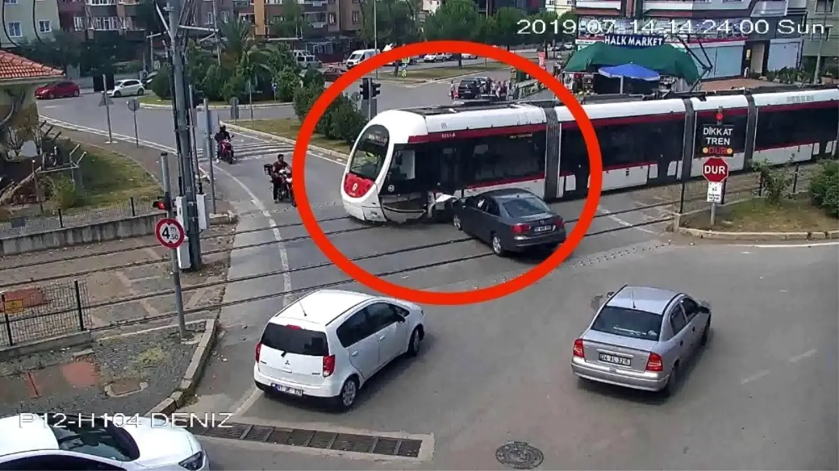 Tramvay kazaları kamerada