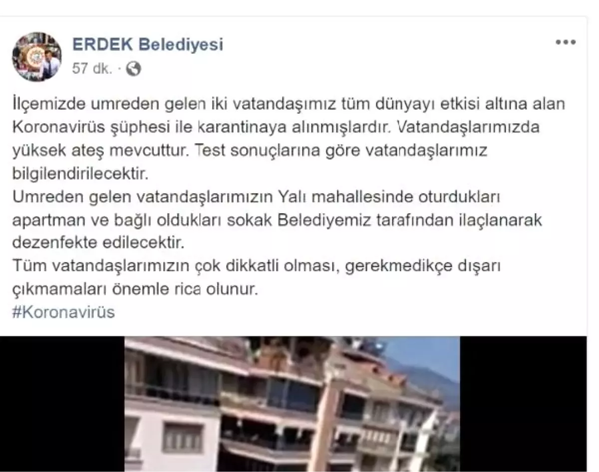 Umreden dönen çift, koronavirüs şüphesiyle gözlem altına alındı