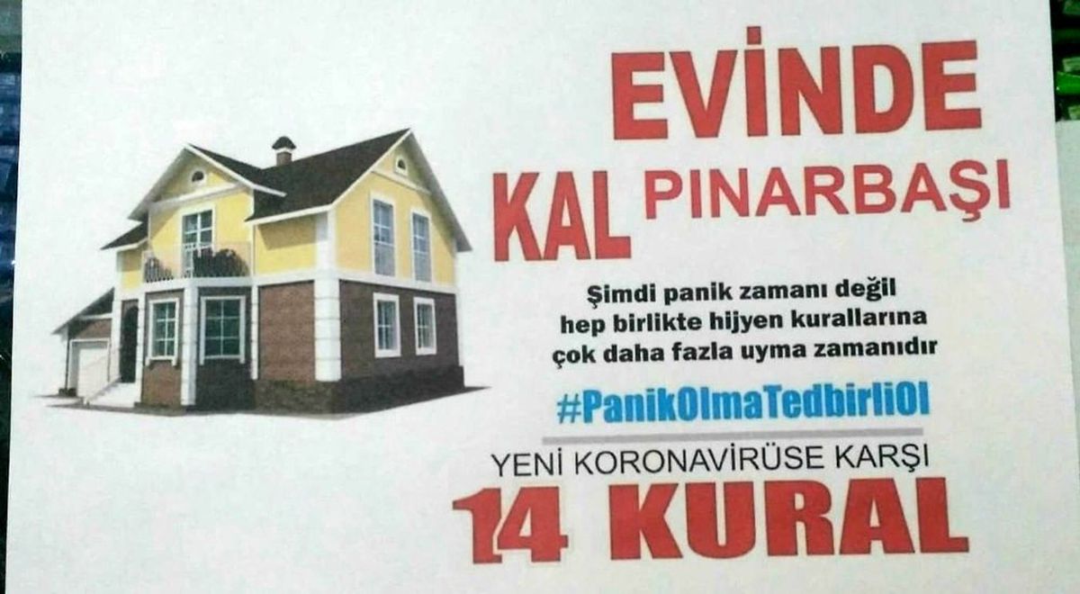 Uzunluoğlu\'ndan Pınarbaşılılara \'Evde kal\' çağrısı