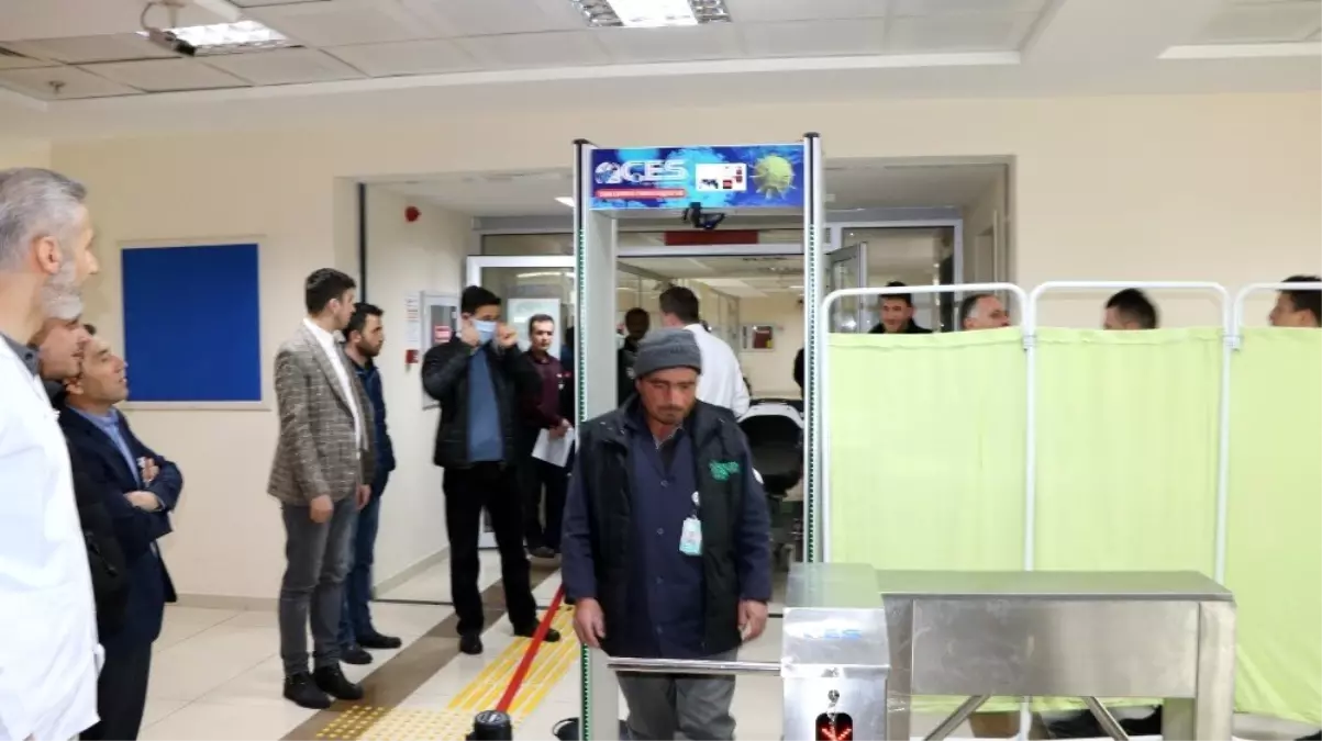 Hastaneler için temassız geçiş sistemi kuruldu