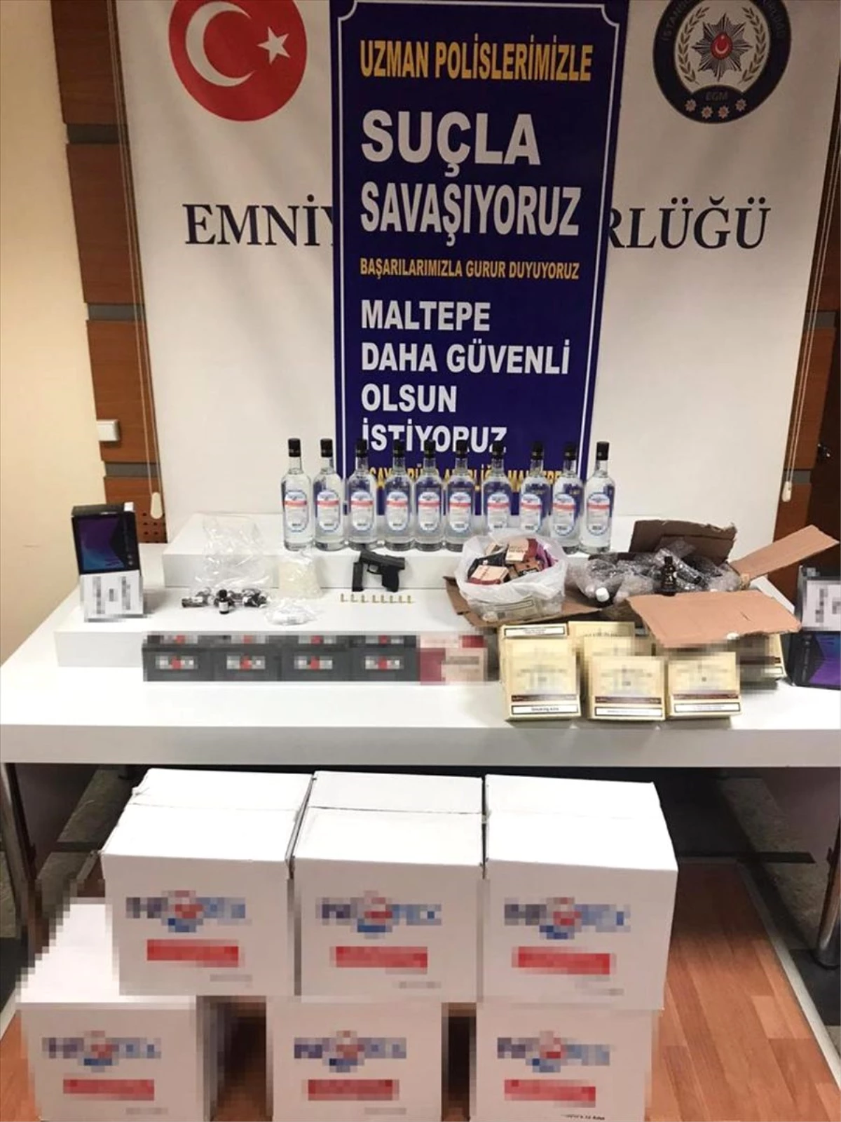 İstanbul\'da sahte içki operasyonunda bir şüpheli gözaltına alındı
