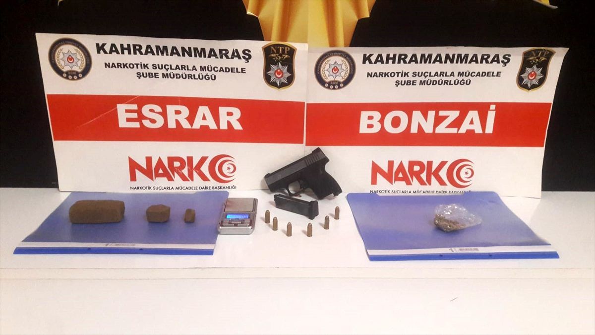 Kahramanmaraş\'ta uyuşturucu operasyonunda yakalanan 3 kişi tutuklandı