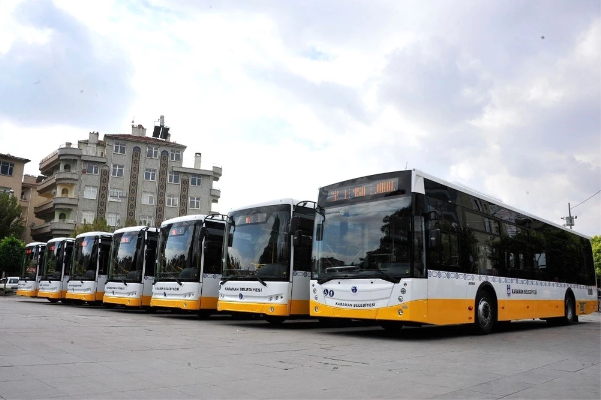 Karaman\'da sağlık çalışanları belediye otobüslerine ücretsiz binecek