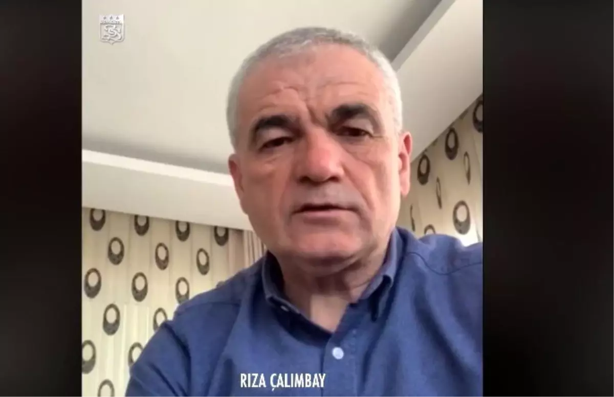 Rıza Çalımbay ve futbolculardan "evde kal" çağrısı