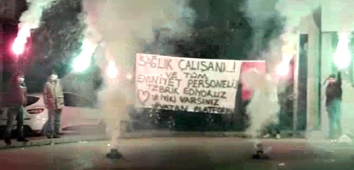 Sağlık çalışanlarına alkış tufanı