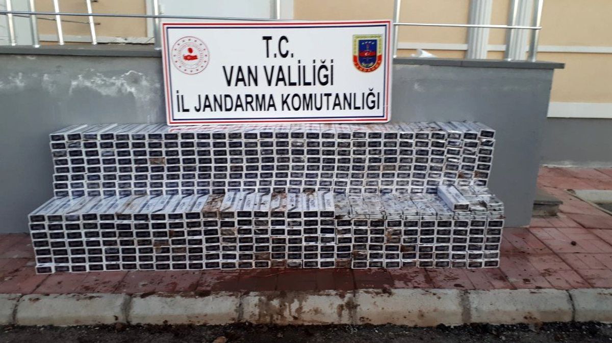 Saray\'da 6 bin paket kaçak sigara ele geçirildi