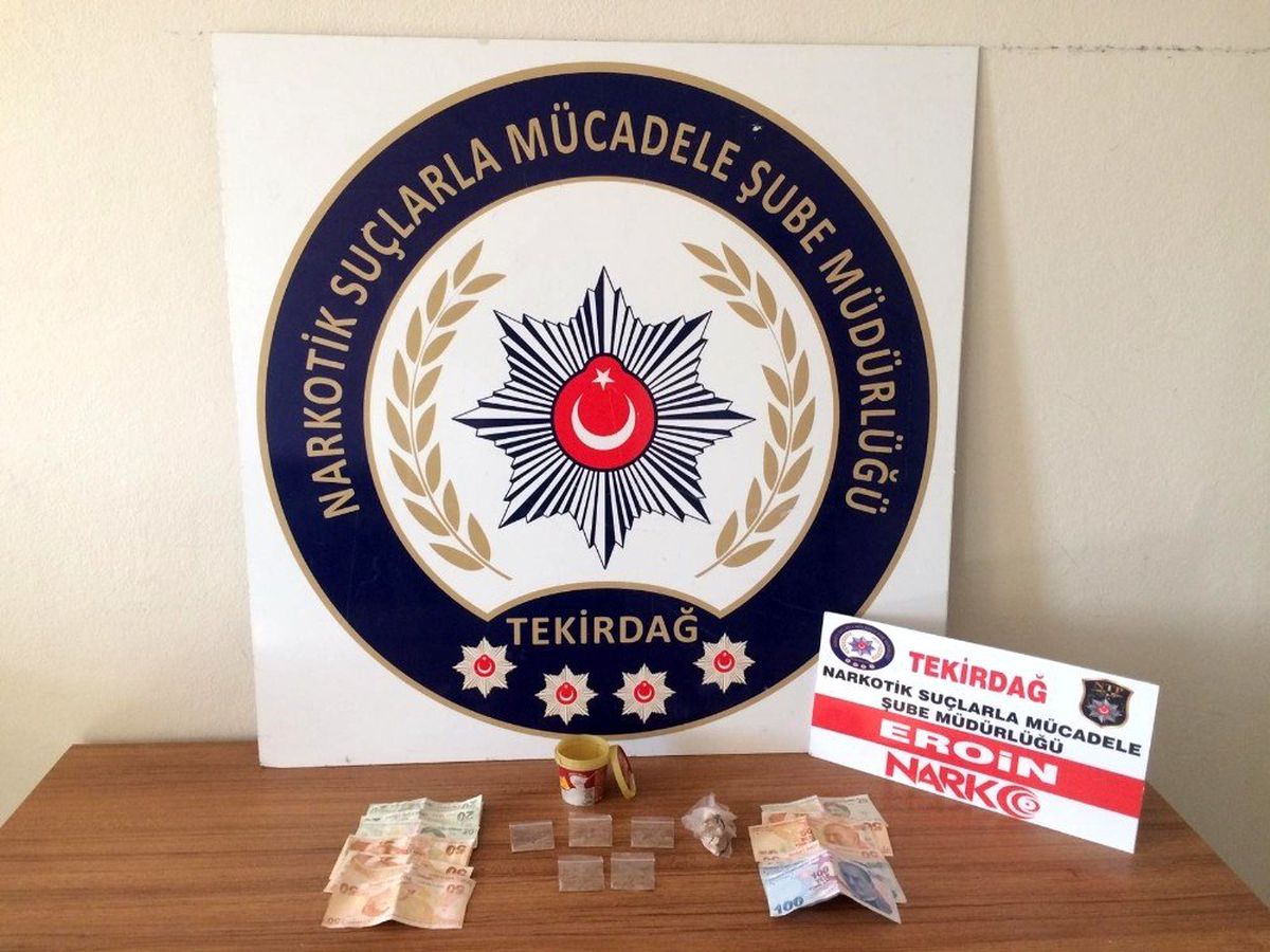 Tekirdağ\'da uyuşturucu operasyonu: 2 gözaltı