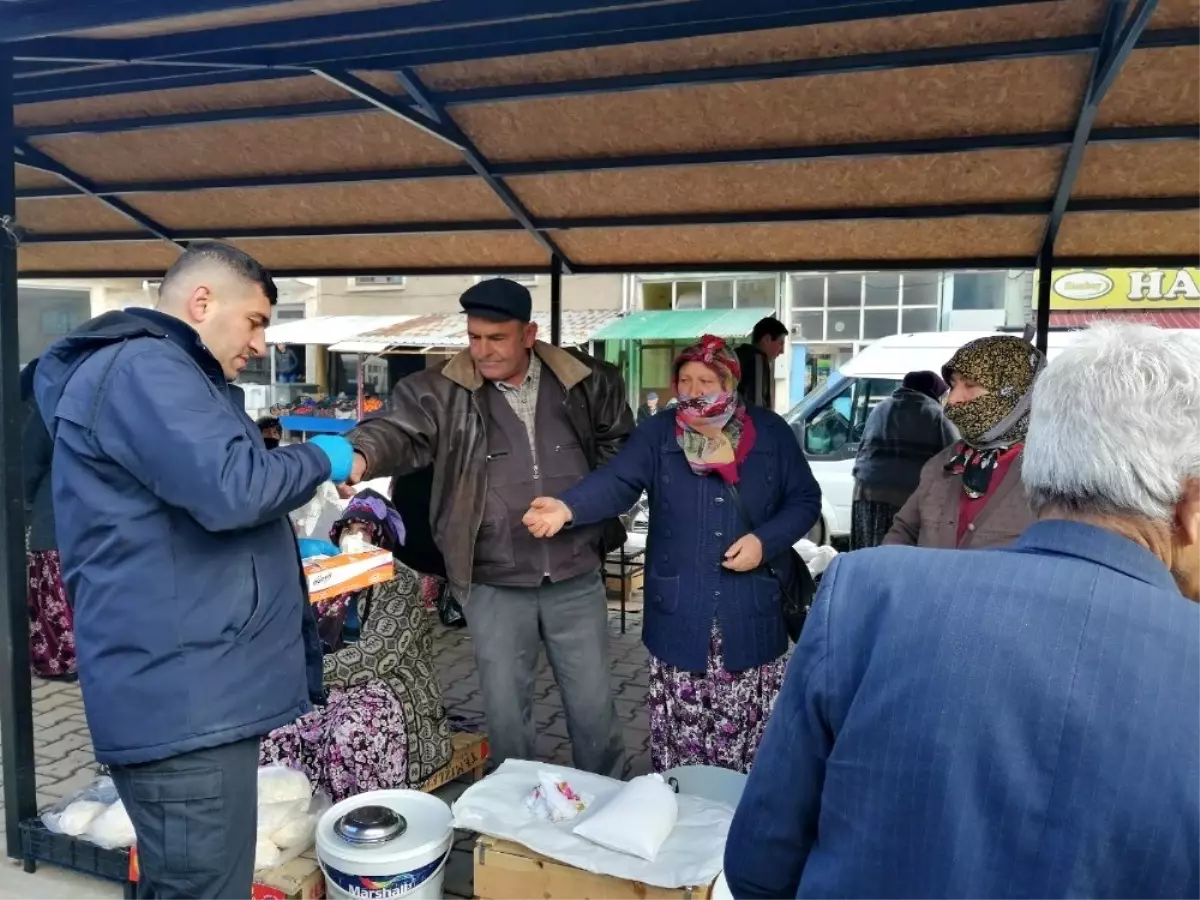 Zabıtadan korona virüs bilgilendirmesi