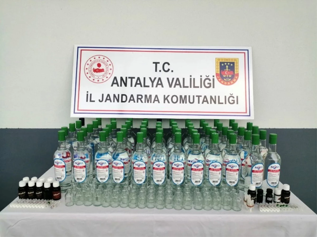 Antalya\'da sahte içki operasyonu