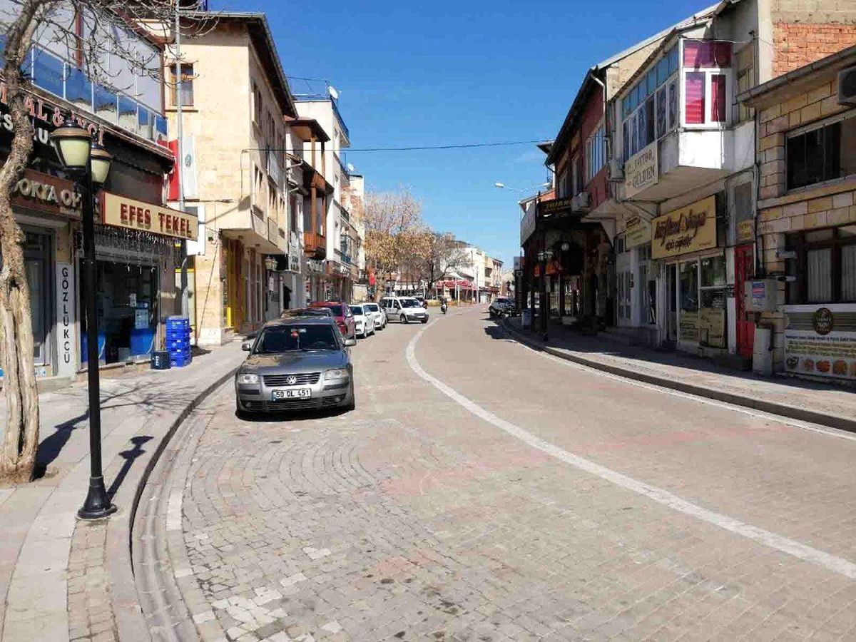 Avanos sokakları boş kaldı