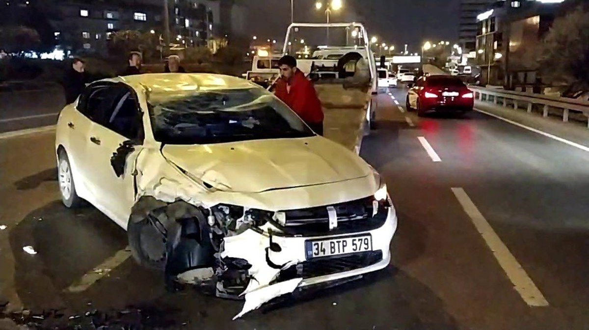 Bayrampaşa\'daki feci kaza kamerada