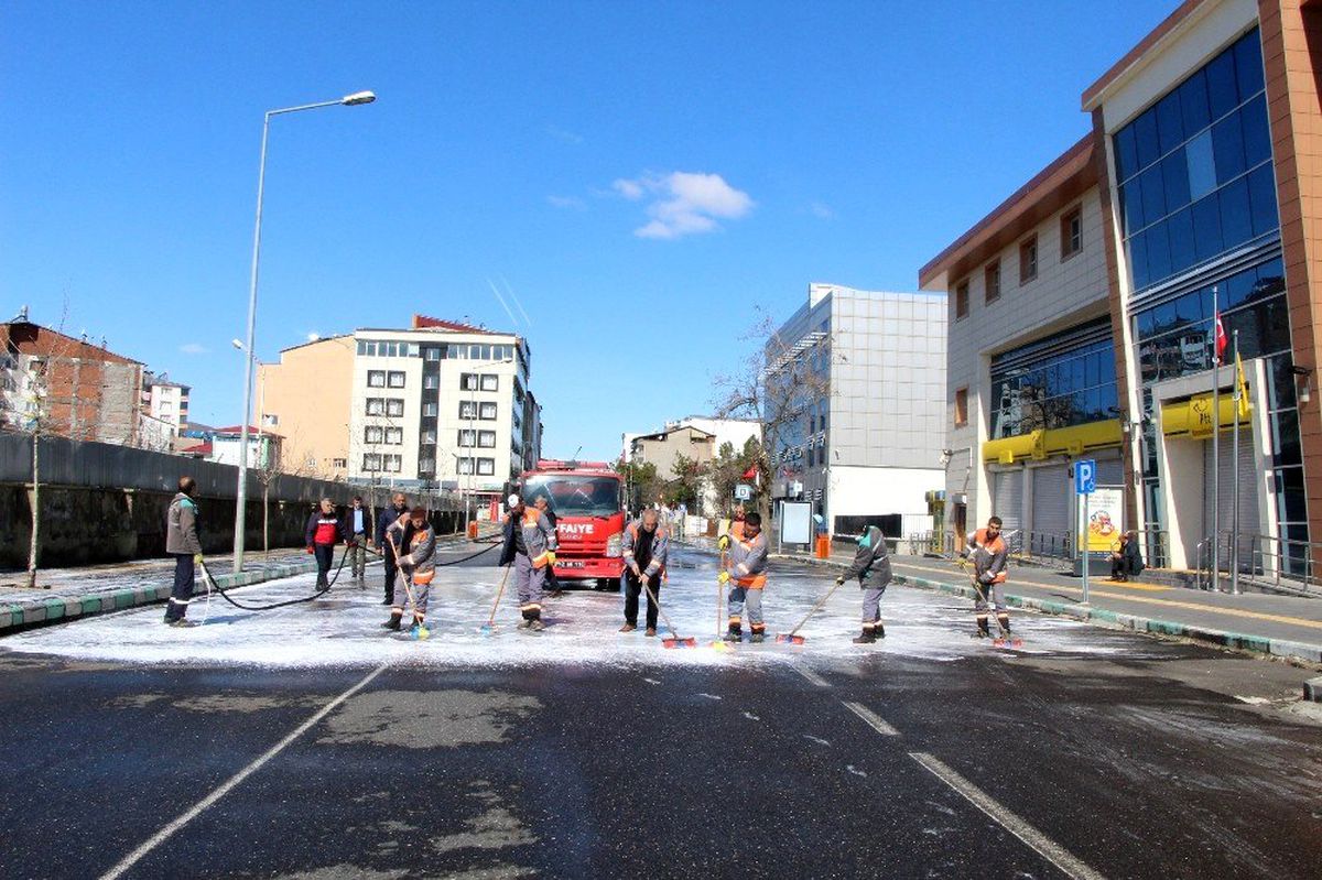 Bingöl\'de korona virüse karşı kapsamlı temizlik