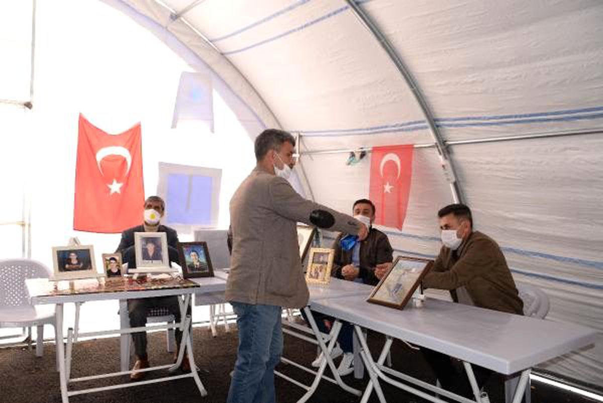 HDP önündeki eylemde \'koronavirüs\' önlemi