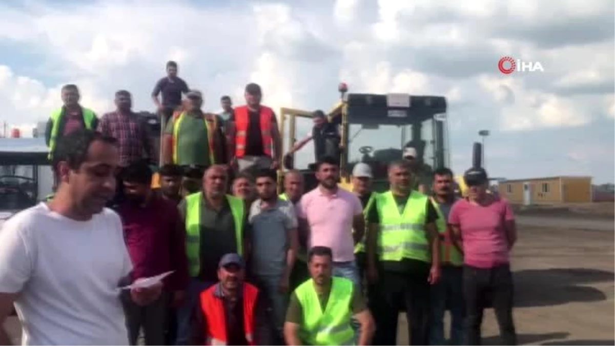Irak\'taki Türk işçilerden sağlık çalışanlarına alkışlı destek
