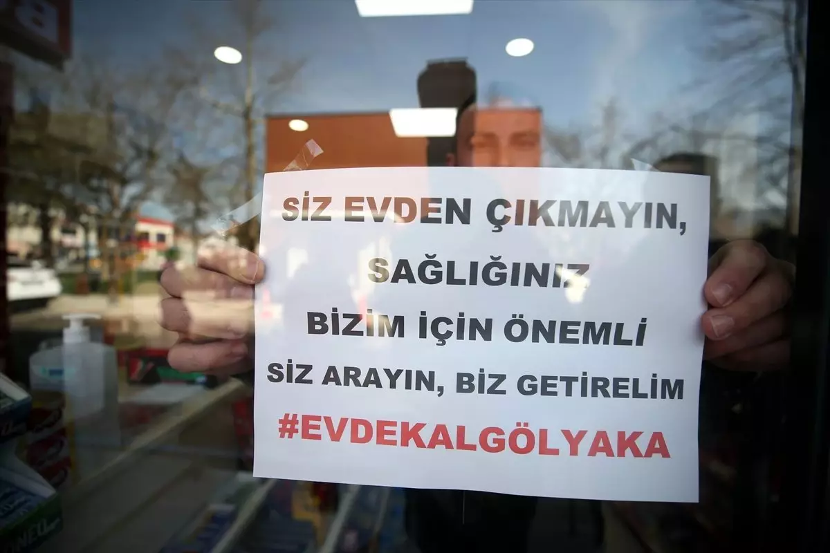 "Küçük esnaf"tan "evde kal" çağrısına destek