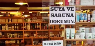 Muğla'da bir aktar Kovid-19'la mücadele için ücretsiz sabun dağıtıyor