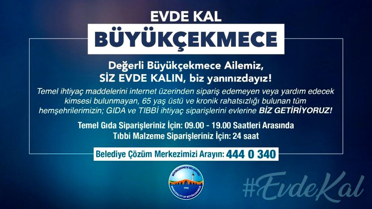 65 yaş üstü ve kronik rahatsızlığı olanlara 24 saat hizmet