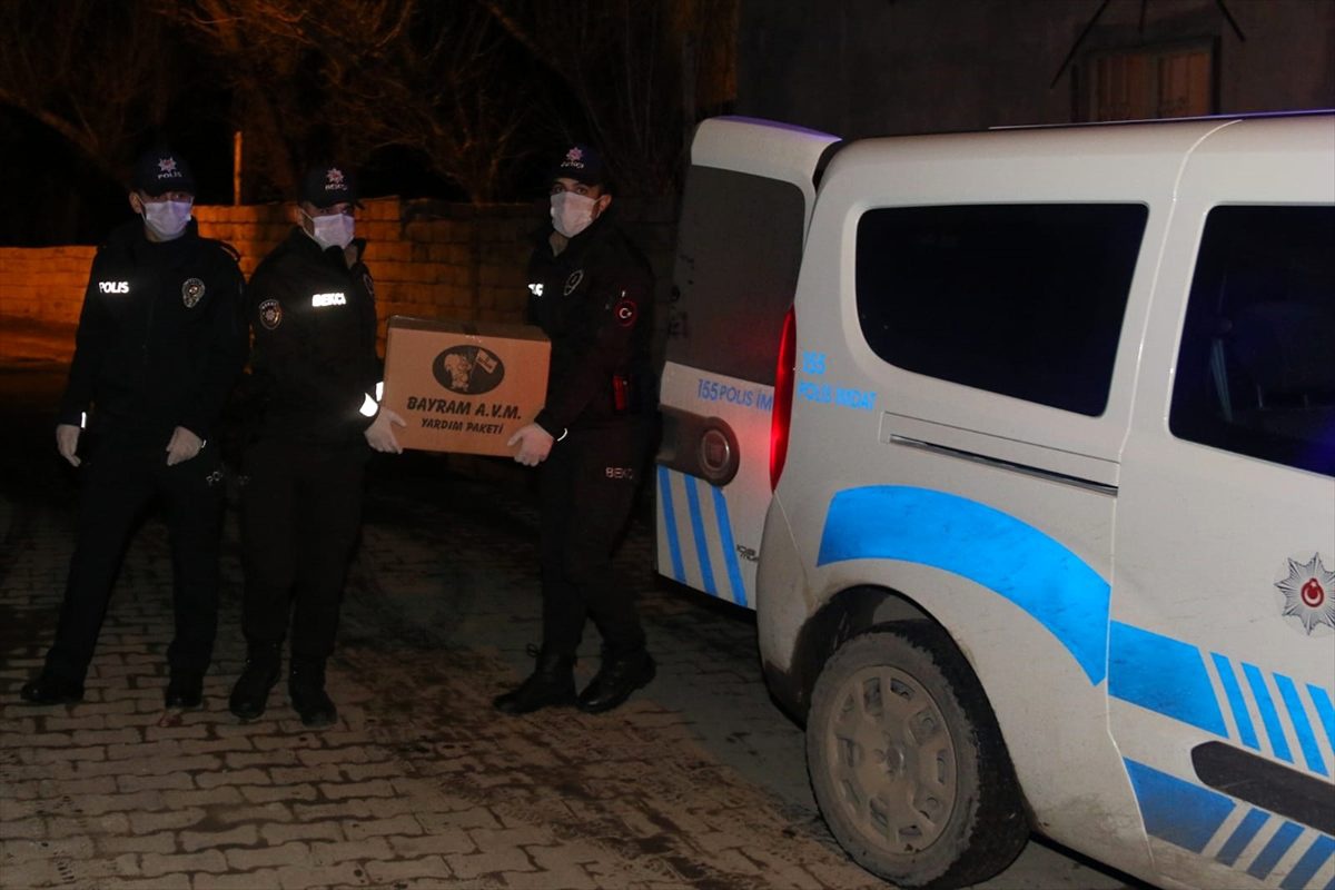 Ağrı\'da yaşlı kadının yardımına Gece Kartalları koştu