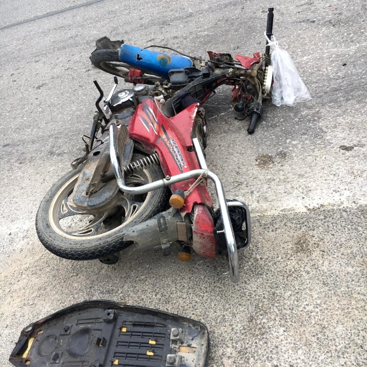 Ayvacık\'ta motorsiklet kazası: 1 yaralı