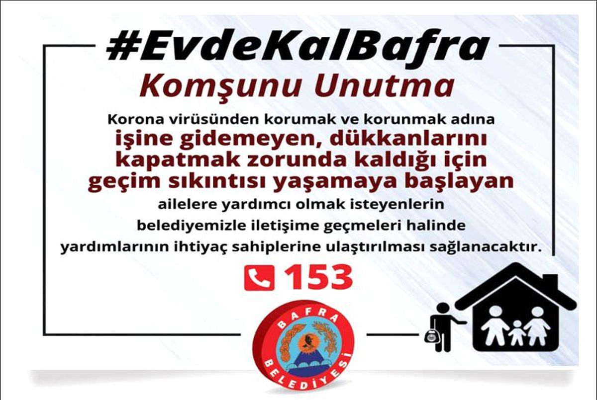 Bafra\'da \'Komşunu Unutma\' kampanyası