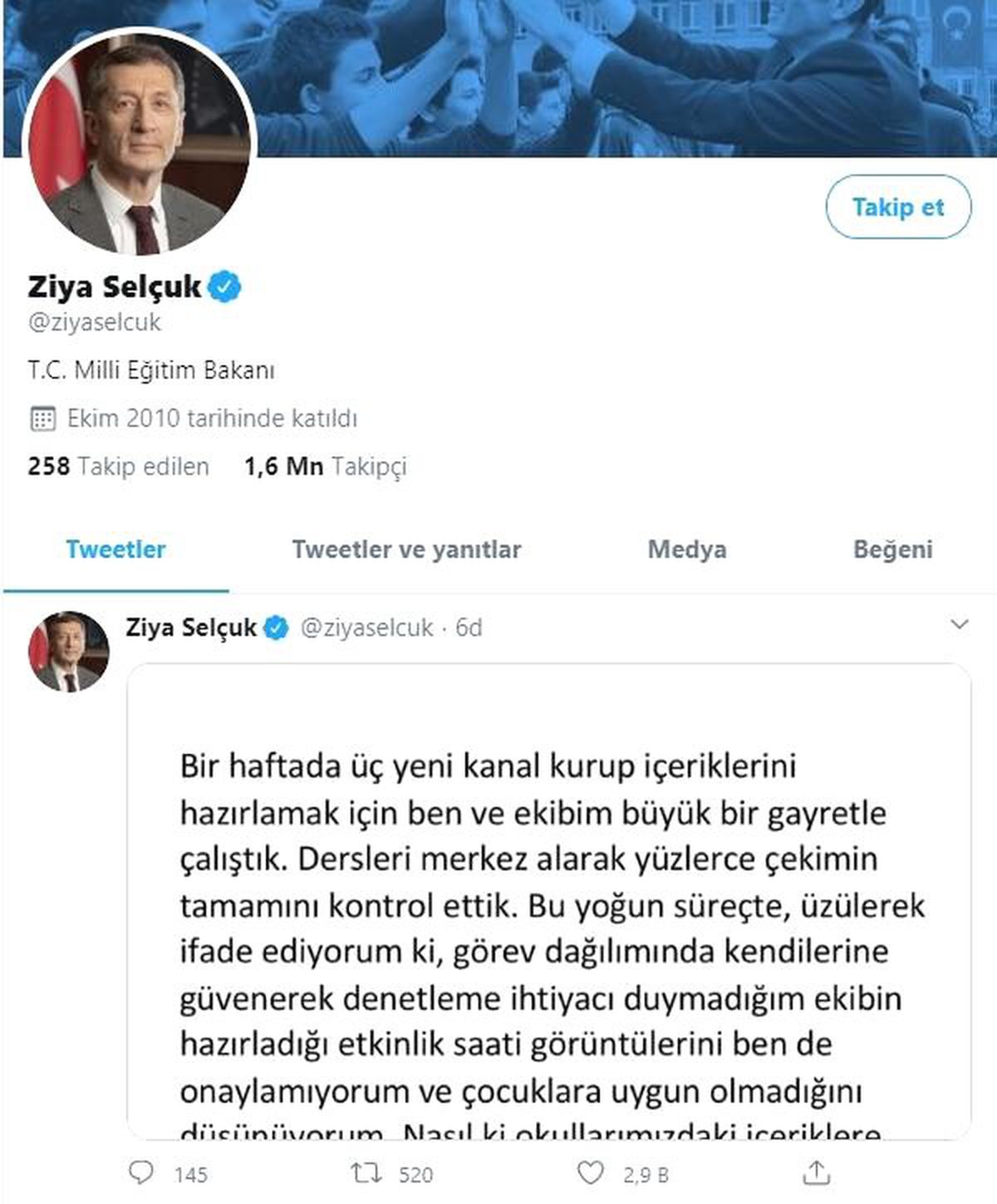 Bakan Selçuk: Ben de onaylamıyorum