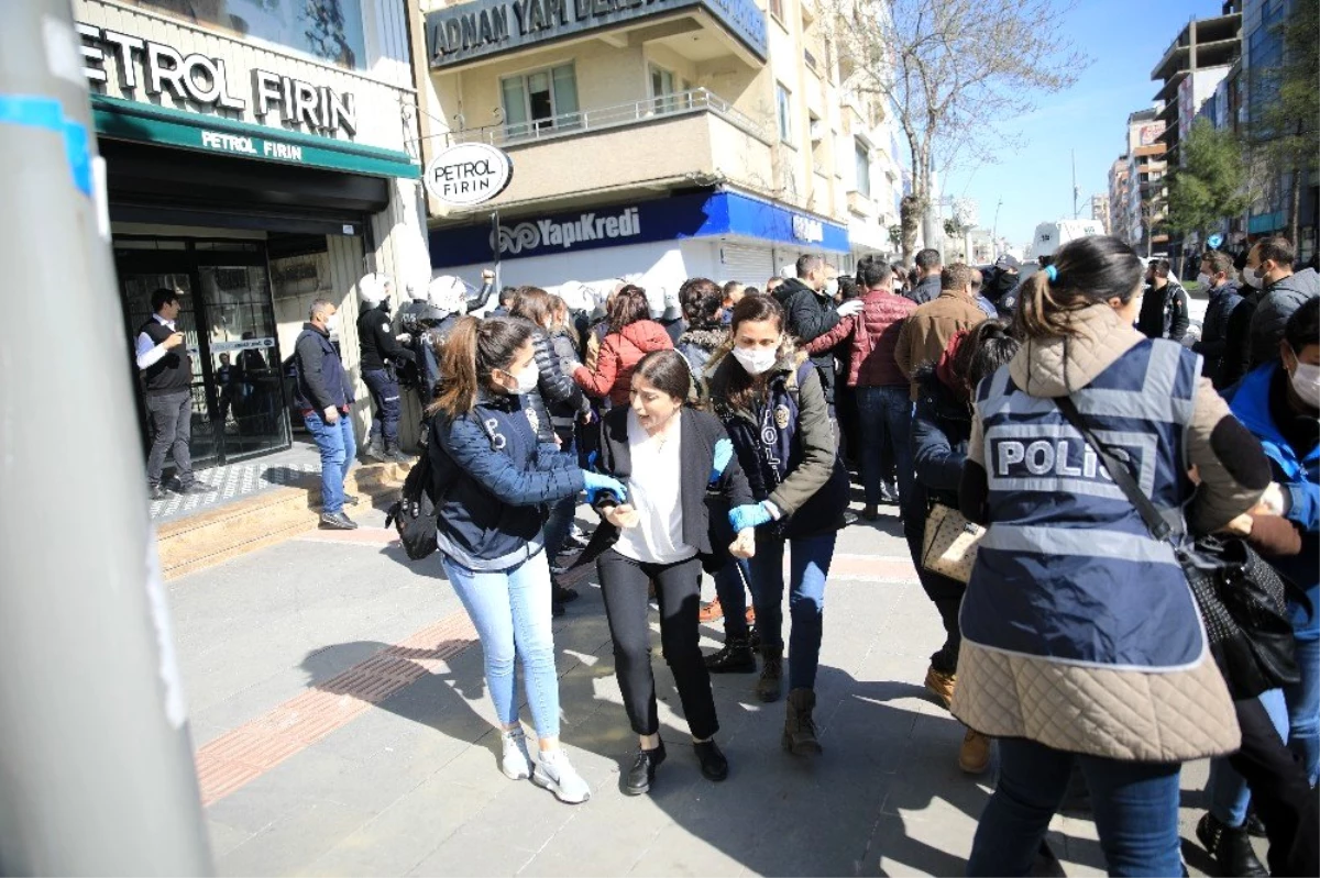 HDP\'li belediye başkanının görevden alınmasını protesto eden 16 kişi gözaltına alındı