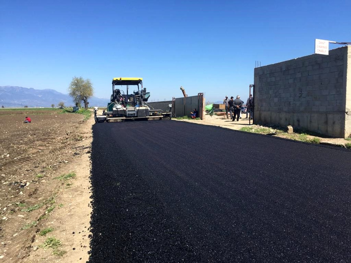 Çiloğlu bağlantı yolu asfaltlanıyor