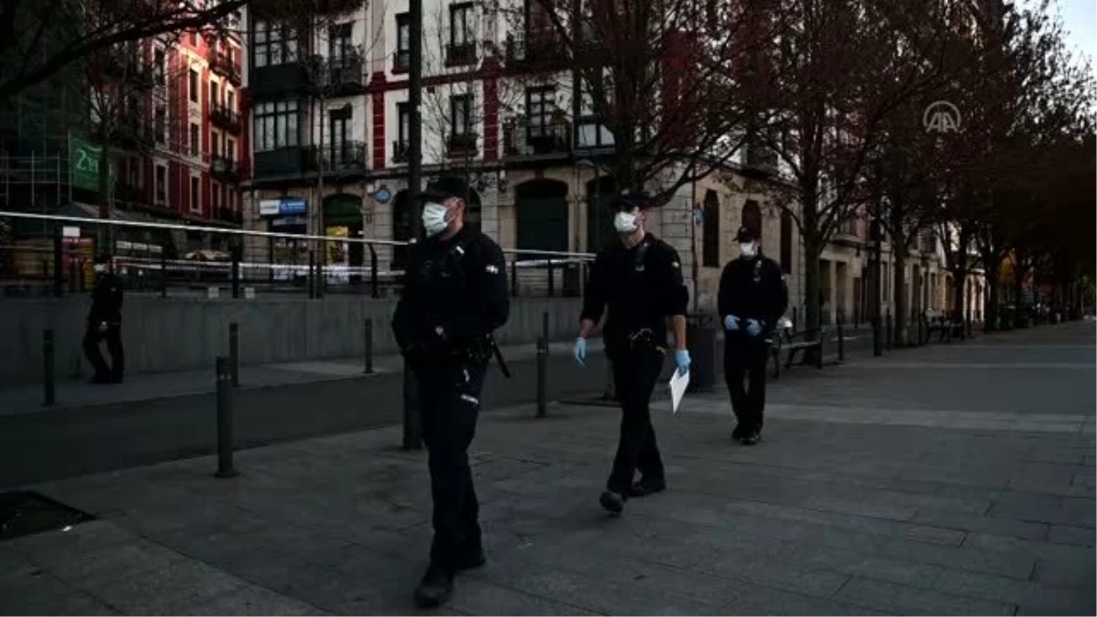 İspanya\'da sokağa çıkma yasağı - Polis kontrolleri