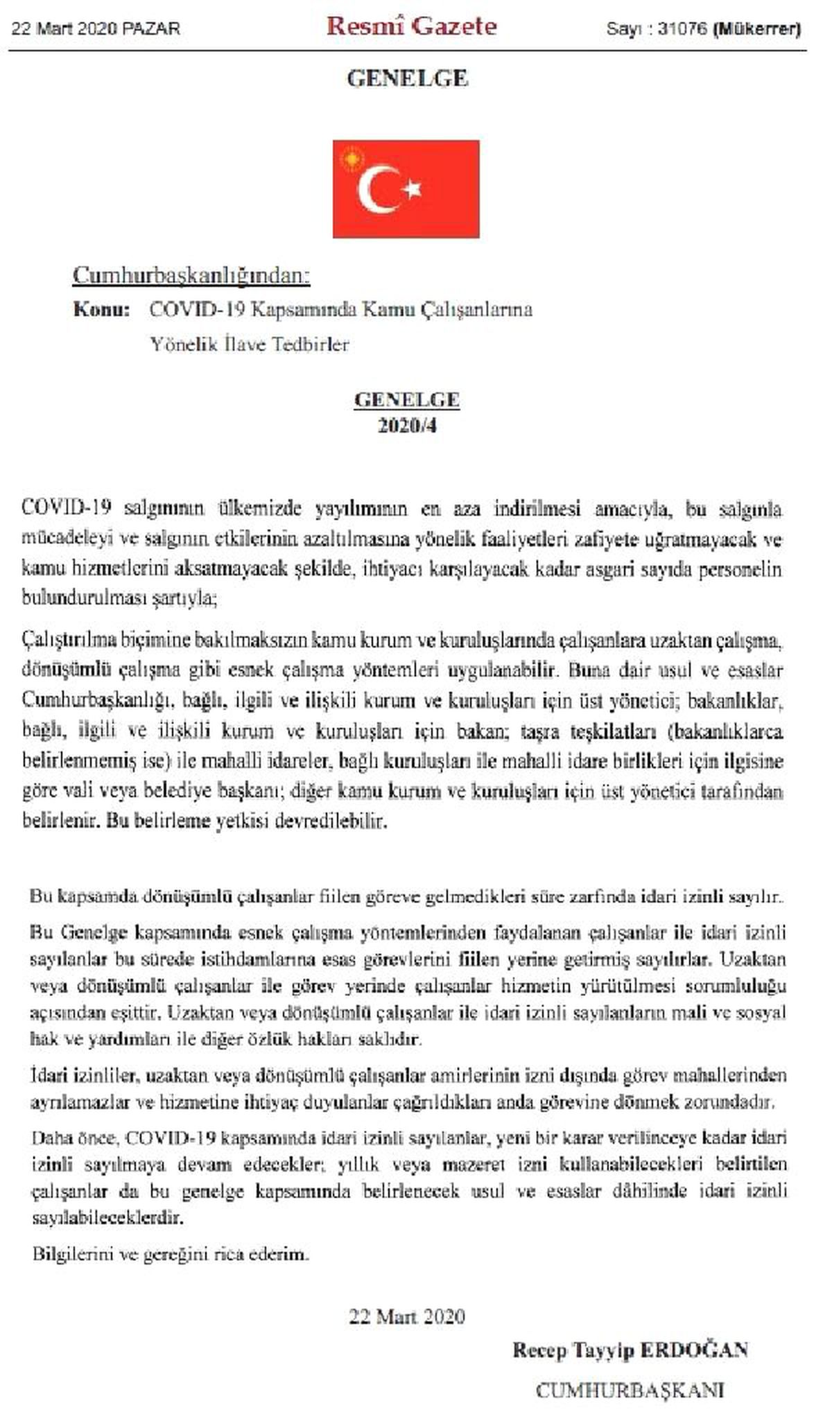 Kamu personeli uzaktan veya dönüşümlü çalışabilecek