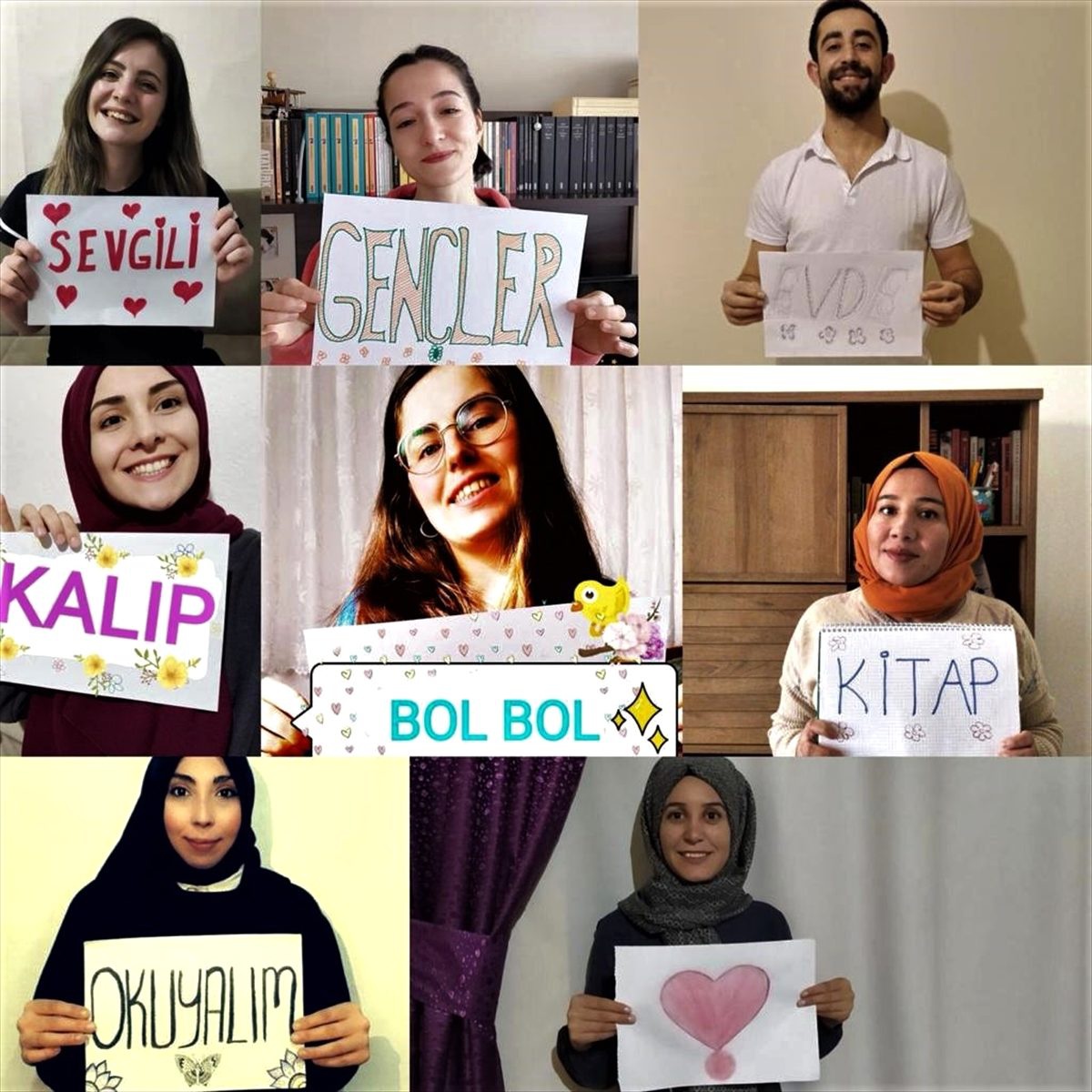 Özalp\'ta öğretmenlerden "kitap okuyun" paylaşımı