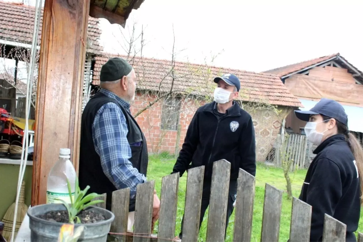 Polis ekipleri şehit babasının ihtiyaçlarını karşıladı