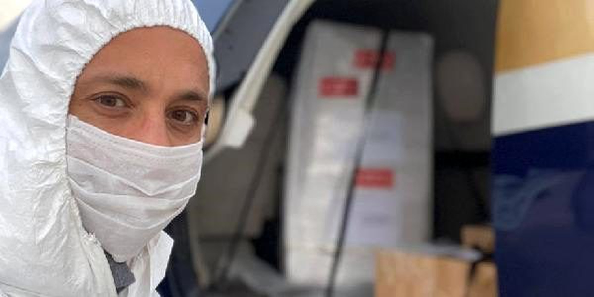 Türkiye\'nin KKTC\'ye hibe ettiği erken tanı kiti özel jetle götürüldü