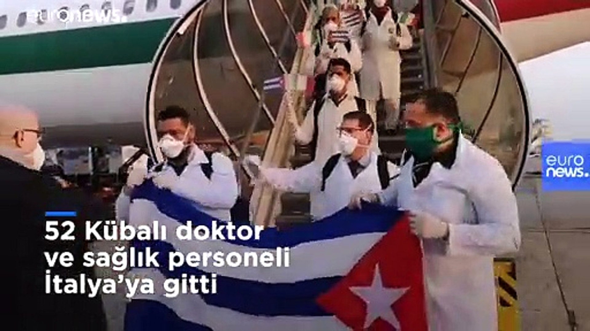 Video | Kübalı doktorlar koronavirüsle mücadeleye destek olmak için İtalya\'da