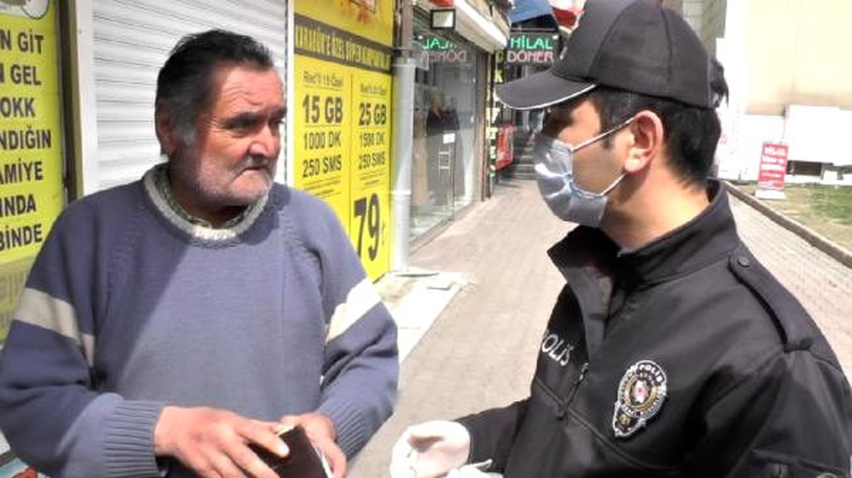 Yasağa uymadı, polise \'Zaten eve gideceğim, karnım acıktı\' dedi
