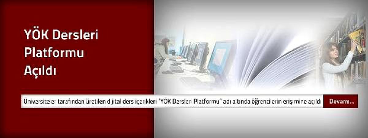 YÖK\'ten uzaktan eğitim alan üniversite öğrencilerine dijital destek