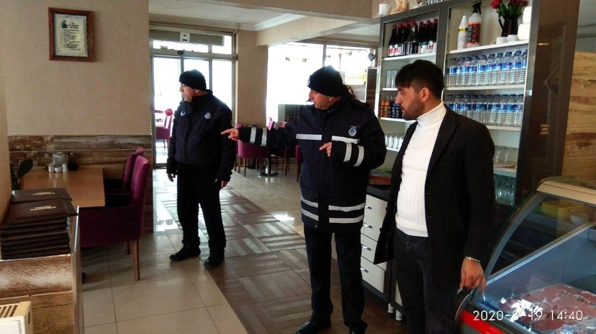Afyonkarahisar\'da Korona virüs denetimi
