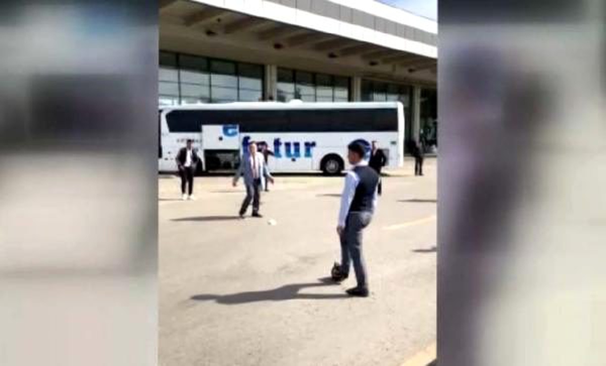 AŞTİ çalışanları, boşalan terminalde futbol oynadı