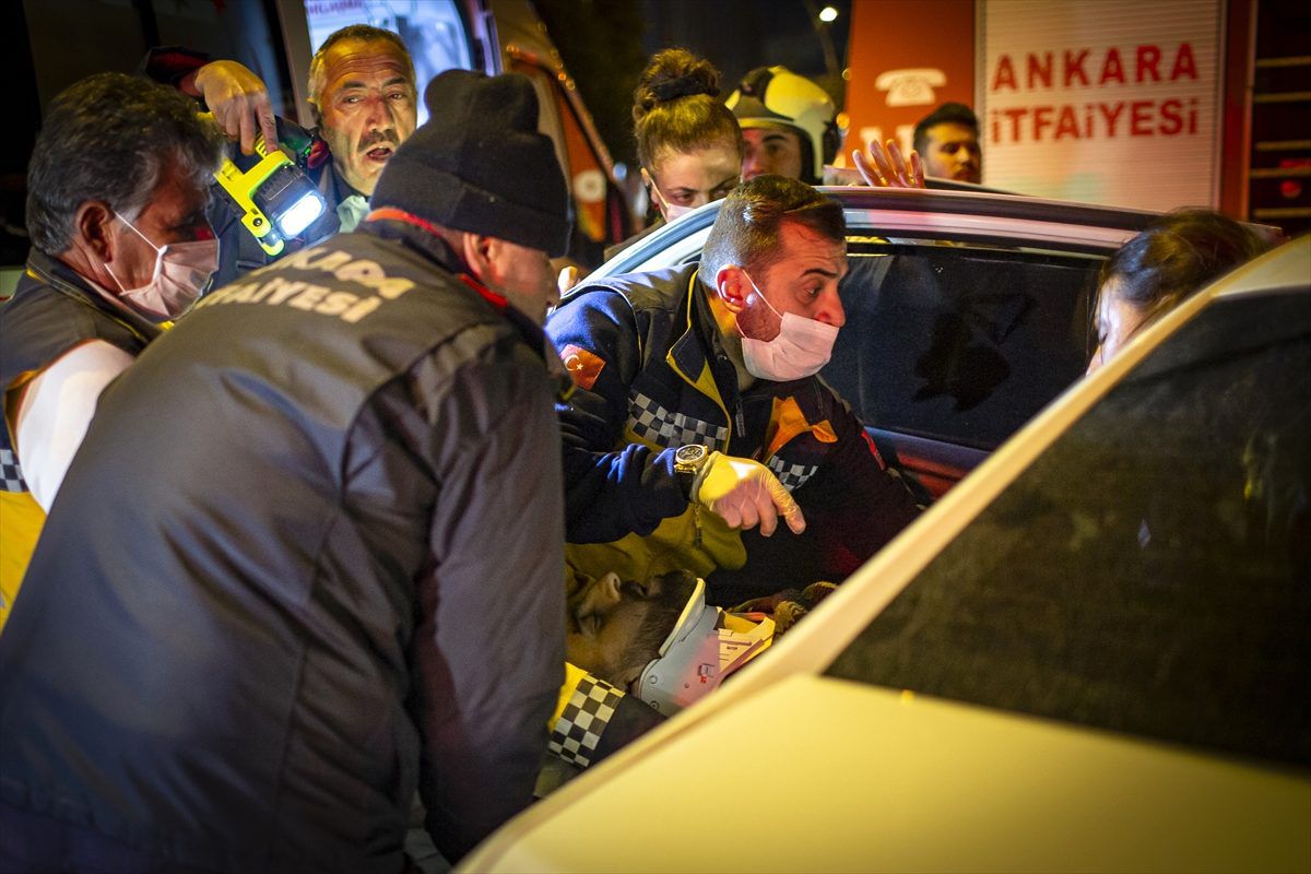 Başkentte trafik kazası: 2 yaralı