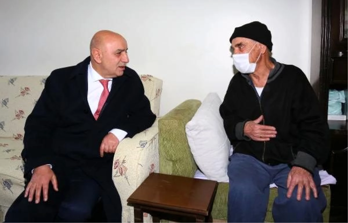 Belediye başkanından İhsan Amca\'ya ziyaret