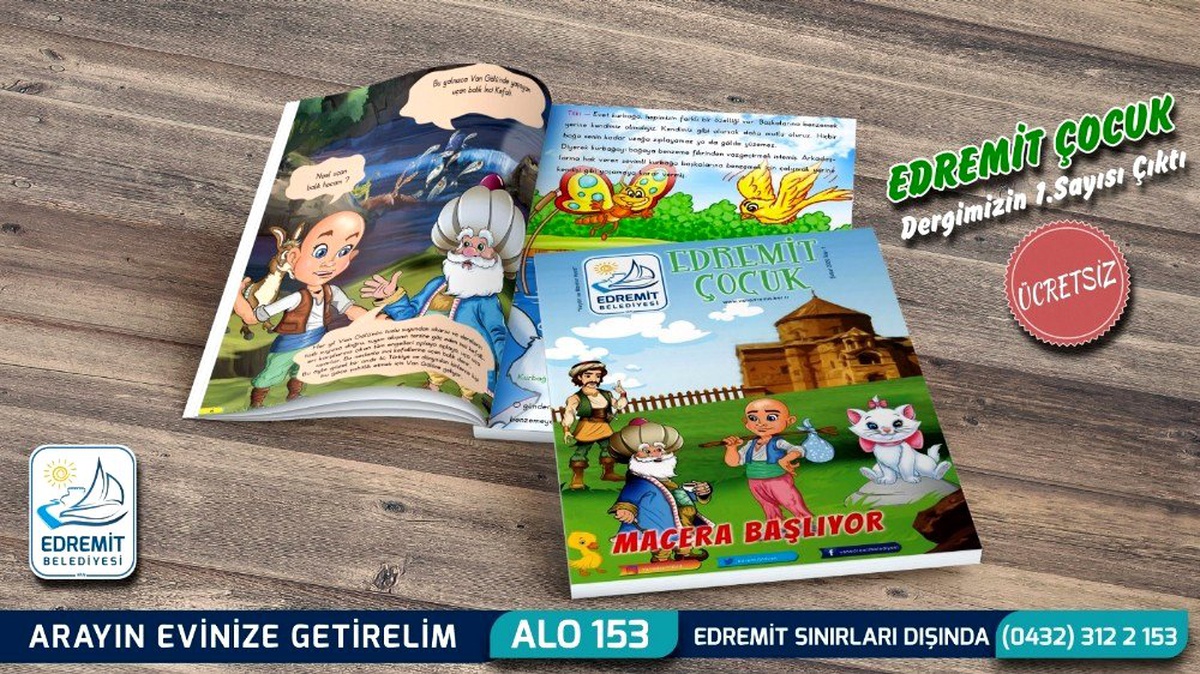 \'Edremit Çocuk\' dergisi yayın hayatına başladı