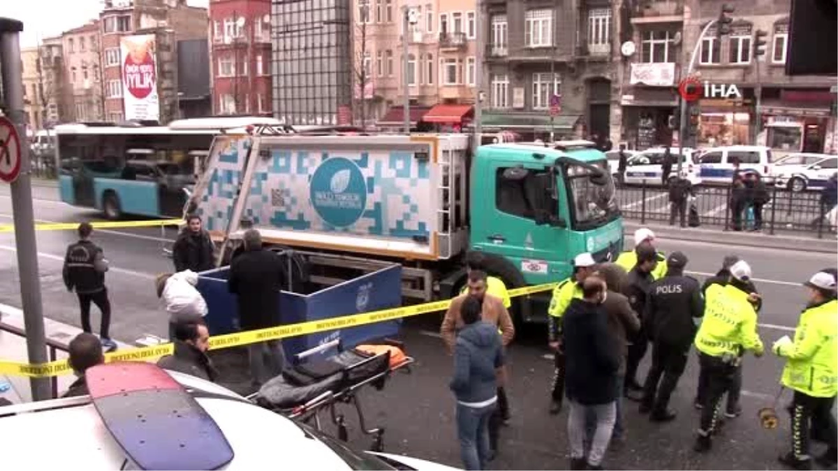 İstanbul\'un göbeğinde talihsiz gencin feci ölümü kamerada