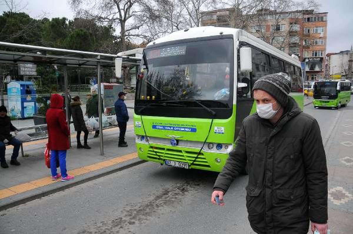 İzmit\'te toplu taşıma araçları ve marketlerde önlemler uygulanıyor