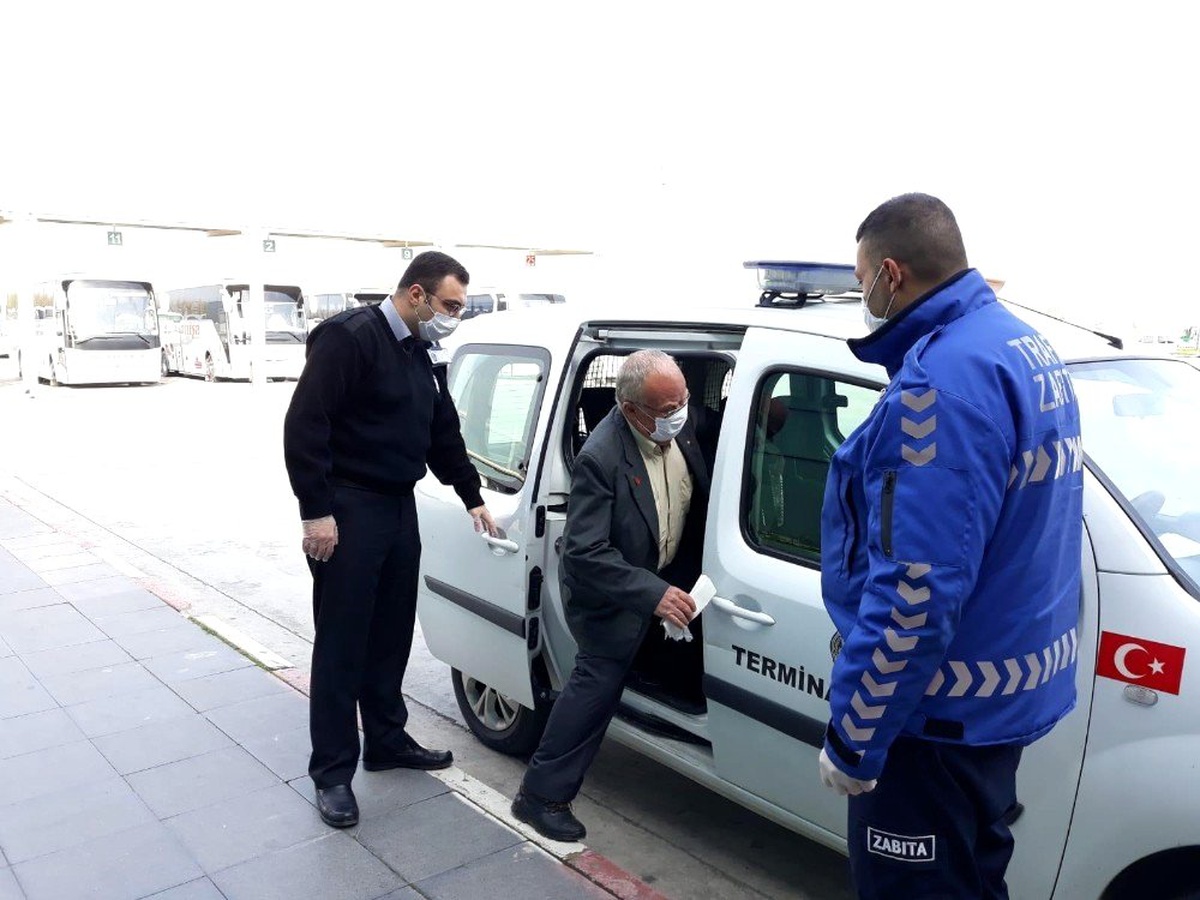Kore gazisine zabıtadan destek