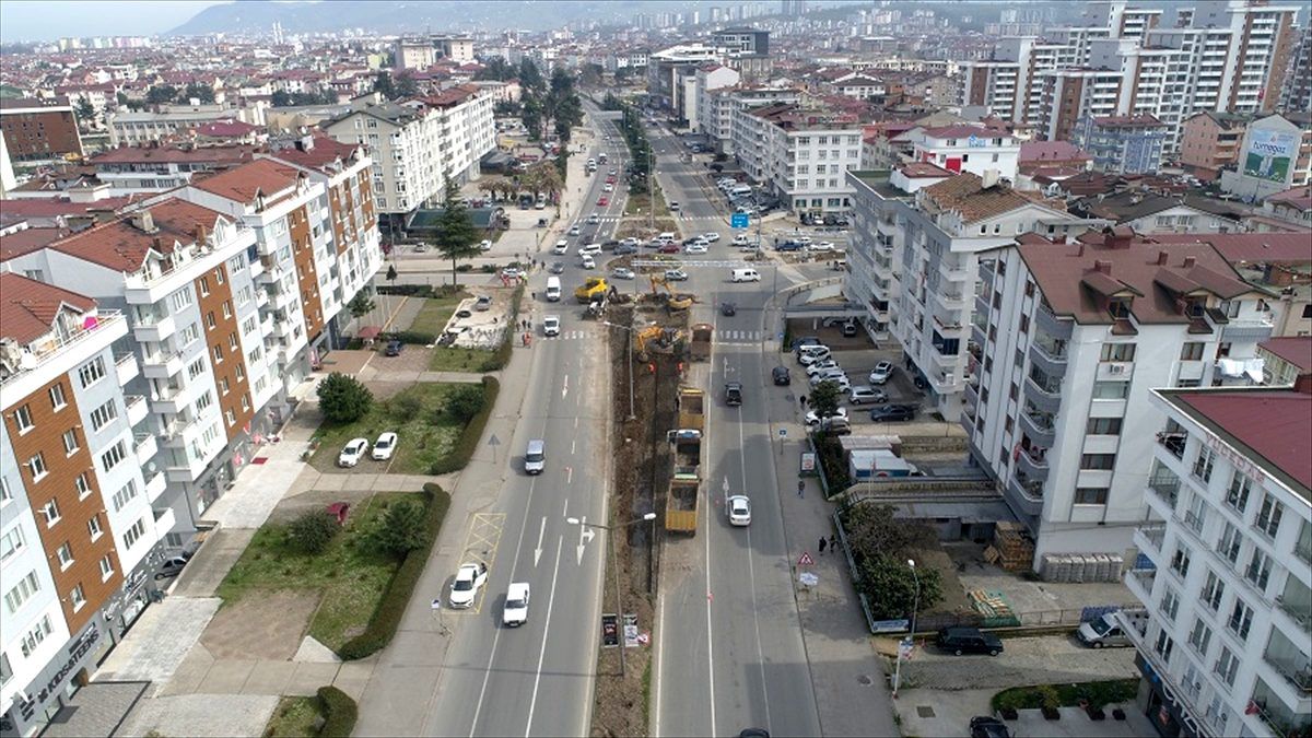Ordu\'da şehir içi trafiğini rahatlatma çalışmaları