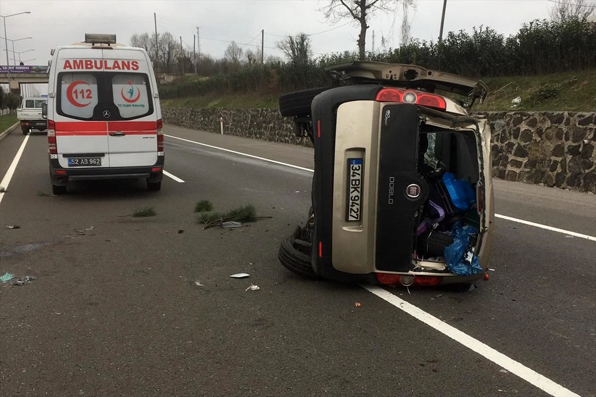 Ordu\'da trafik kazasında 3 kişi yaralandı