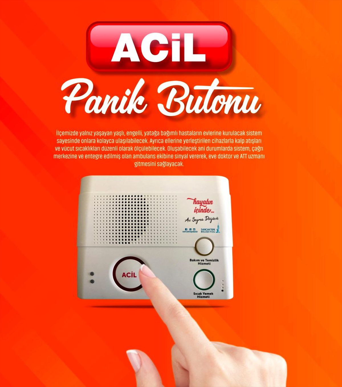 Sancaktepe\'de "Acil Panik Butonu"nu devreye girdi
