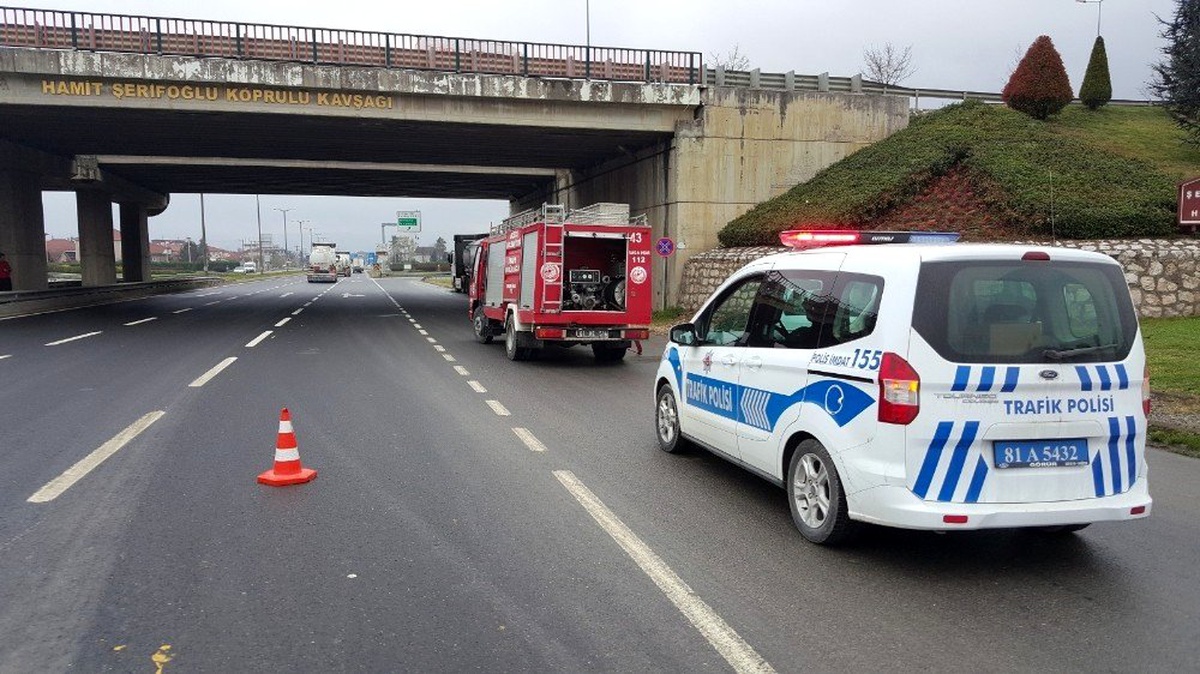 Tankerden sızan gaz paniğe neden oldu