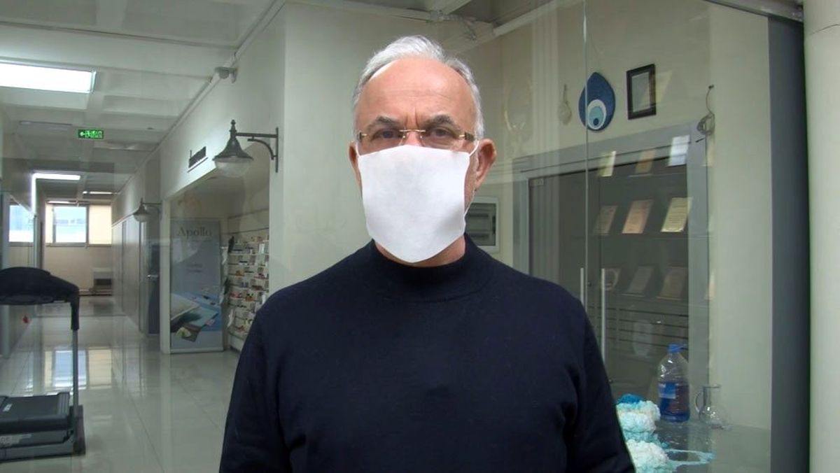 Tekstil firması maske üretimine başladı